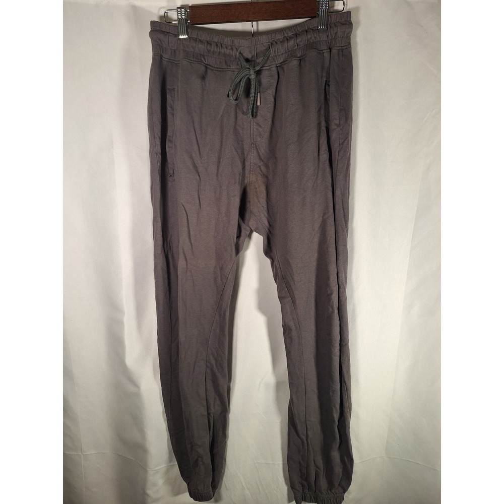Zudio Womens XL Charcoal Gray Cotton‎ Jogger Sweatpants Elastic Waist Drawstring